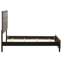 Watson Light Taupe Wood Twin Panel Bed - Ornate Home