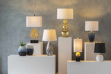 Watsonville Gold & Blac Resin Table Lamp - Ornate Home