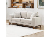 Watton Light Gray Loveseat - Ornate Home