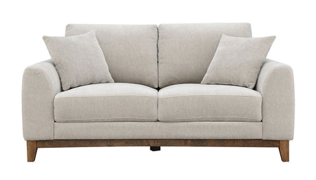 Watton Light Gray Loveseat - Ornate Home