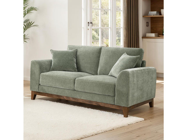 Watton Olive Green Loveseat - Ornate Home