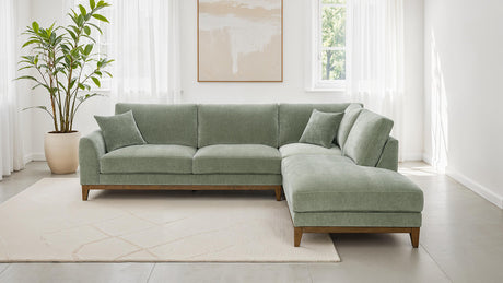 Watton Olive Green Sectional - Ornate Home