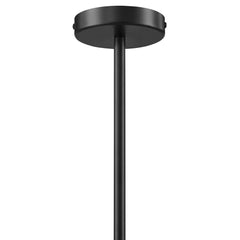 Wave Black Squiggle 2-Arm Pendant Light - Ornate Home