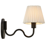 Wave Black Squiggle Arm Wall Sconce - Ornate Home