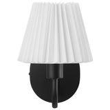 Wave Black Squiggle Arm Wall Sconce - Ornate Home