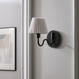 Wave Black Squiggle Arm Wall Sconce - Ornate Home