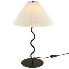 Wave Black Squiggle Table Lamp - Ornate Home