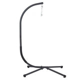 Wave Black Swing Chair Stand - Ornate Home