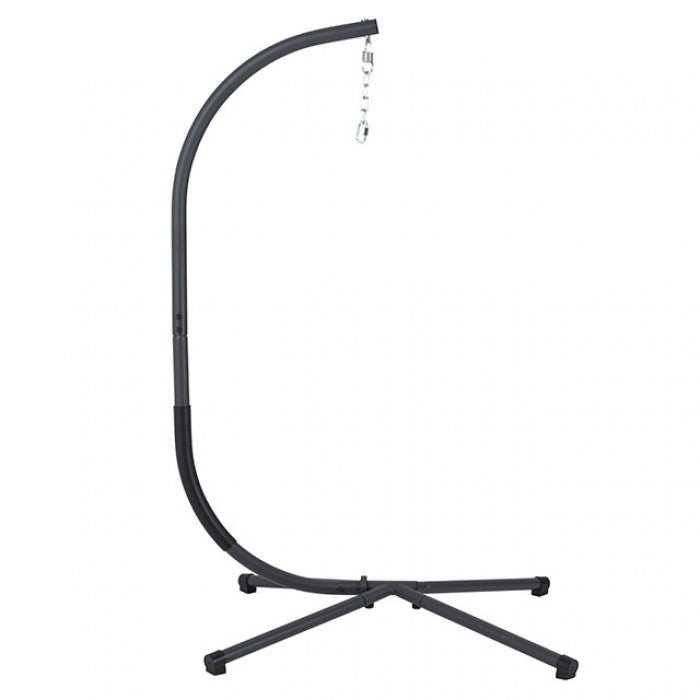 Wave Black Swing Chair Stand - Ornate Home