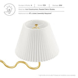 Wave Brass Squiggle 4-Arm Pendant Light - Ornate Home