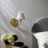 Wave Brass Squiggle Arm Wall Sconce - Ornate Home