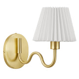 Wave Brass Squiggle Arm Wall Sconce - Ornate Home
