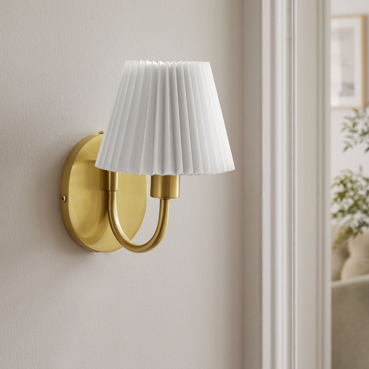 Wave Brass Wall Sconce - Ornate Home