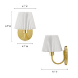 Wave Brass Wall Sconce - Ornate Home