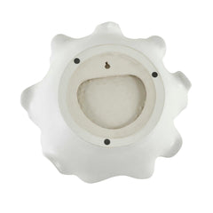 Wave White Crest Outdoor Bowl - Ornate Home