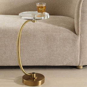 Waveney Brass Drink Table - Ornate Home