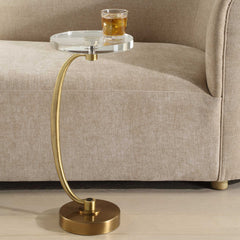Waveney Brass Drink Table - Ornate Home