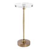 Waveney Brass Drink Table - Ornate Home