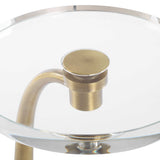 Waveney Brass Drink Table - Ornate Home
