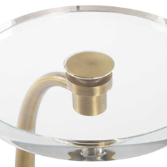 Waveney Brass Drink Table - Ornate Home