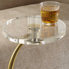 Waveney Brass Drink Table - Ornate Home