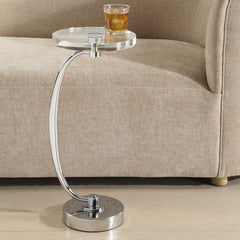 Waveney Nickel Drink Table - Ornate Home