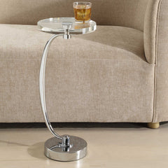 Waveney Nickel Drink Table - Ornate Home
