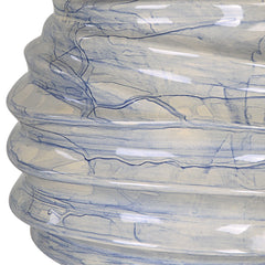 Waves Blue/White Accent Lamp - Ornate Home