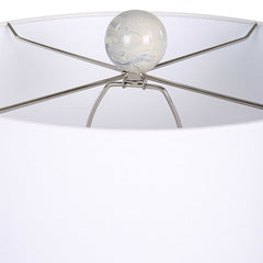 Waves Blue/White Accent Lamp - Ornate Home