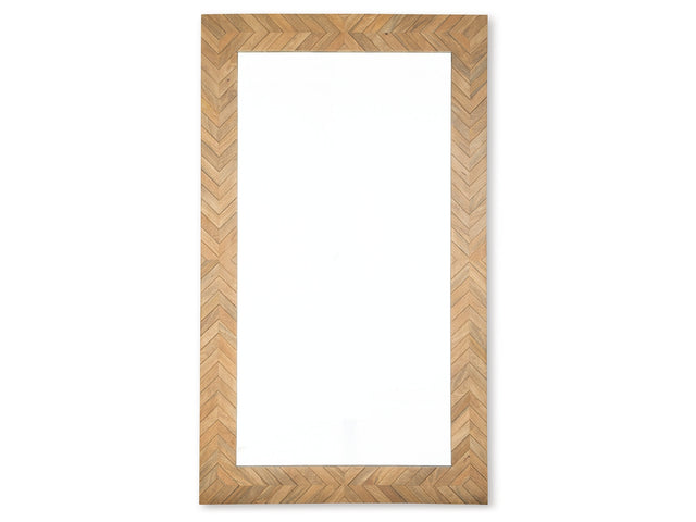 Waylane Brown Floor Mirror - Ornate Home