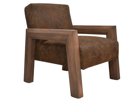 Waylon Brown Arm Chair - Ornate Home