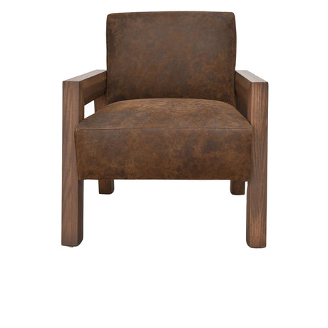 Waylon Brown Arm Chair - Ornate Home