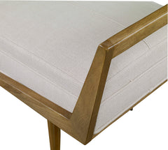 Waylon Ivory Modern Bench - Ornate Home