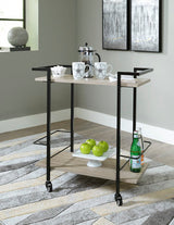 Waylowe Brown/Black Bar Cart (Online Special Price) - Ornate Home