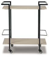 Waylowe Brown/Black Bar Cart (Online Special Price) - Ornate Home