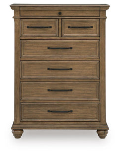 Waynely Medium Brown Chest of Drawers - Ornate Home