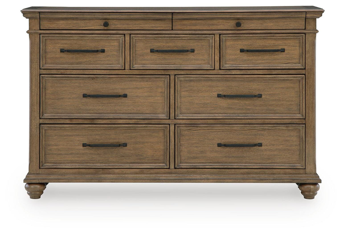 Waynely Medium Brown Dresser - Ornate Home