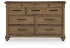Waynely Medium Brown Dresser - Ornate Home