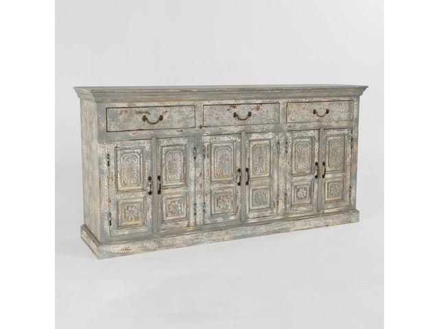 Wd Distressed Sideboard - Ornate Home