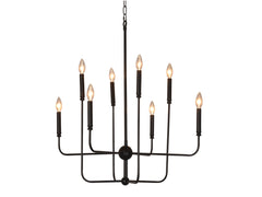 Weasley Black Chandelier - Ornate Home