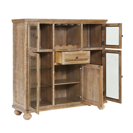 Weatherford Brown Curio - Ornate Home