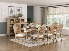 Weatherford Gray/Brown Side Chair (Set of 2) - Ornate Home