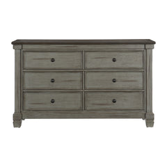 Weaver Antique Gray Dresser - Ornate Home
