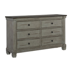 Weaver Antique Gray Dresser - Ornate Home