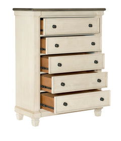 Weaver Antique White Chest - Ornate Home
