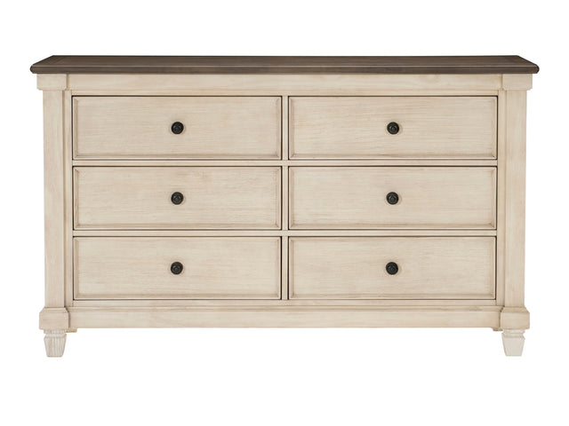 Weaver Antique White Dresser - Ornate Home