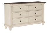 Weaver Antique White Dresser - Ornate Home