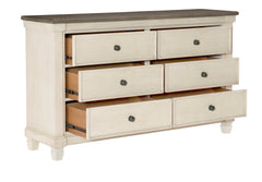 Weaver Antique White Dresser - Ornate Home