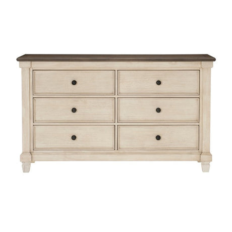 Weaver Antique White Dresser - Ornate Home