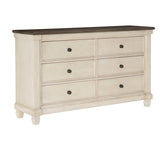 Weaver Antique White Dresser - Ornate Home
